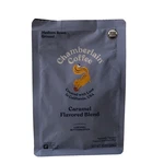 Chamberlain Coffee Organic Medium Roast Caramel Flavored Blend Ground, 10 Oz. Fixed Price $17.99.