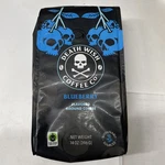 Death Wish Coffee, Fair Trade, Ground Blueberry 14 Ounce (pack 2) New Sealed. Fixed Price $12.99.