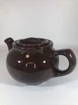 Vtg Teapot Coffee Hall Miniature Single Serve 3" Kitchen Brown. Fixed Price $26.78.