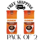 ( Pack 2) Dunkin' Hazelnut Flavored Ground Coffee, 12 Oz. Fixed Price $17.49.