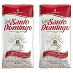 2 Pack Cafe Santo Domingo Ground Coffee 16 Oz Medium Roast Dominican. Fixed Price $39.99.