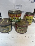 Martinson's Coffee Tin, 1 Lb. Key-wind, W/lid Blue+red,medaglia Doro. Fixed Price $70.00.