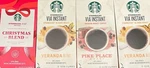 48 Packets Starbucks Via Instant Coffee - Includes Christmas & Veranda/blonde. Fixed Price $55.99.
