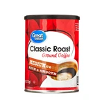Great Value Classic Roast Ground Coffee Naturally Caffeinated, 9.6 Oz Canister. Fixed Price $24.98.