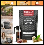 Organic Adaptogen Mushroom Coffee - Lion's Mane, Reishi, Ashwagandha, Medium Roa. Fixed Price $85.99.