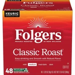 Folgers Classic Roast, Medium Coffee, Keurig Cup Pods, 48 Count Box. Fixed Price $30.00.
