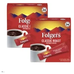 Folgers Classic Medium Roast Instant Coffee (48 Single Serve Packets Total) 2PK. Fixed Price $19.95.