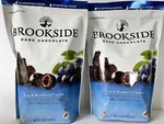 Packs Brookside Dark Chocolate Acai And Blueberry Flavors 32 Oz Each. Fixed Price $44.00.