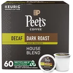 Peet's Coffee, Dark Roast Keurig K-cup Pods, Decaffeinated 60 Count. Fixed Price $36.99.