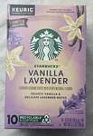 New Sealed Starbucks Keurig Velvety Vanilla Lavender Coffee 10 Box K-cup Pods !!. Fixed Price $12.98.