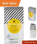 Just Bright Light Whole Bean Coffee 12 Oz Arabica Freshly Roasted. Fixed Price $10.99.