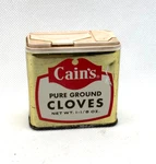 Cains Coffee Pure Ground Cloves Vintage Spice Tin. Fixed Price $6.50.