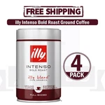 4X Illy Ground Espresso Coffee Intenso Dark Roast Italian Blend Rich Flavor 250G. Fixed Price $57.99.