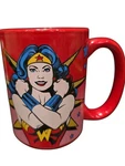 Wonder Woman Coffee Mug Cup Red "strongest Alive" Zak! Designs Dc Comics. Fixed Price $12.50.