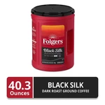 Folgers Black Silk Dark Roast Ground Coffee 40.3 Oz (free Shipping). Fixed Price $32.18.