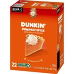 Dunkin Pumpkin Spice Coffee (22) Count Box Keurig Cups - Exp 09/2026. Fixed Price $16.99.