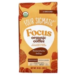 Focus, Organic Coffee With Lion's Mane Mushroom & Yacon, Ground, Medium Roast,. Fixed Price $23.22.