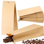 50 Pack 1/2 Pound Kraft Brown Coffee Bags Grease Resistant Resealable T.... Fixed Price $27.89.