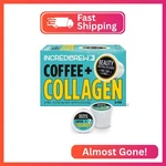 Incredibrew Coffee + Collagen, 12 Count Pods, 7 Grams Keto Friendly. Fixed Price $19.38.