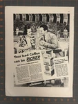 1937 Vintage Chase And Sanborn Iced Coffee Finest Flavor Cost Less Print Ad D2. Fixed Price $8.99.
