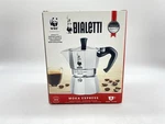 Bialetti Moka Express Iconic Italian Stovetop Espresso Maker Silver, 3 Cups. Fixed Price $35.00.