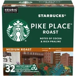 Starbucks Pike Place Roast Coffee 18OZ Ground Medium 32 Count Pack. Fixed Price $38.29.