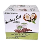 Bostons Best Aloha Coconut Gourmet Coffee Pods 42 Count Single Serve K-cups Usa. Fixed Price $19.90.