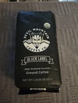 Black Label Dark Roast Ground Organic Strongest Coffee 16 Oz (M26). Fixed Price $158.00.