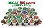 Keurig Decaf Coffee Variety Pack, K-cup Pods 100 Count Bulk. Fixed Price $49.99.