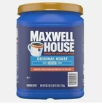 Maxwell Original Medium Roast Ground Coffee Big Pack Case 1. Fixed Price $29.88.