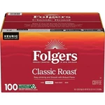 Folgers Classic Medium Roast K-cup Pods, Smooth & Rich Everyday Coffee.. Fixed Price $78.95.
