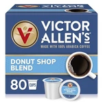Victor Allen's Coffee Donut Shop Blend, Medium Roast, 80 Count, Single Serve. Fixed Price $35.89.