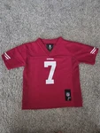Nike Nfl San Francisco 49ERS Colin Kaepernick #7 Jersey Red Toodler 4T #2340. Fixed Price $19.99.