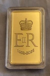 Queen Elizabeth Ii Gold Bar Platinum Jubilee Ingot Royal Family King Charles Uk. Fixed Price $20.19.