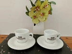 Don Francisco Espresso Cup And Saucer 4 Pc Set.. Fixed Price $44.95.
