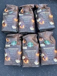 6 Bags Lot Starbucks Hazelnut Cocoa Medium Roast Ground Coffee New Sealed 11OZ. Fixed Price $42.99.