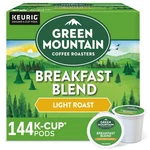 Green Mountain Coffee Breakfast Blend, Keurig K-cup Pod, Light Roast, 144 Count. Fixed Price $74.19.
