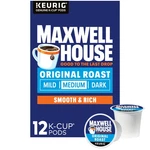 Maxwell House Original Roast Medium K-cup Coffee 12 Count (pack 1). Fixed Price $27.87.