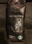 Starbucks Sumatra Dark Roast Whole Bean Coffee - 1LB. Fixed Price $25.00.