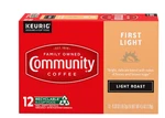 Community Coffee First Light Single-serve Cups 12 Ct Box. Fixed Price $15.99.