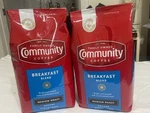 64 Oz Total 2 Bags - Community Coffee Breakfast Blend Grounds Medium Roast Hurry. Fixed Price $34.99.