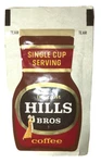 1950 S-60 Instant Hills Bros Coffee Single Cup Serving 2.0 Grams Small Packet. Fixed Price $14.95.