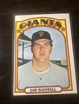 Sam Mcdowell 1972 Topps Baseball Card #720 San Francisco Giants High Number. Fixed Price $8.00.