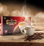 King Coffee 3IN1 Instant Mix - Box 20 Sachets 0.56OZ (16G). Fixed Price $13.99.