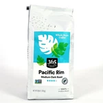 365, Pacific Rim, Medium-dark Roast, Whole Bean Coffee, 10 Oz, Best By: 2/2026. Fixed Price $14.00.