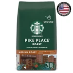 28 Oz Starbucks Ground Coffee - Pike Place Roast, Rich Cocoa & Praline Flavor. Fixed Price $43.69.