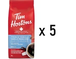 Tim Hortons French Vanilla Fine Grind Coffee Medium Roast 300G Bag 5 Pack. Fixed Price $119.97.