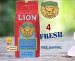 4 Bags Chocolate Macadamia Nut Coffee 10OZ Ground Apg Lion Light Roast. Fixed Price $70.25.