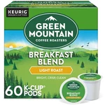 Green Mountain Coffee Roasters, Breakfast Blend Light K-cup, 60CT. Fixed Price $32.57.