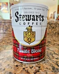 Stewarts Premium Blend Coffee. Fixed Price $19.99.